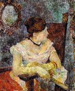 Paul Gauguin Madame Mette Gauguin in Evening Dress Germany oil painting reproduction